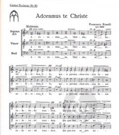 Adoramus te Christe (F. Rosselli) 