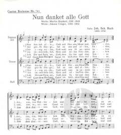 Nun danket alle Gott (J.S. Bach) 