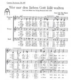 Wer nur den lieben Gott lässt walten (J.S. Bach) 