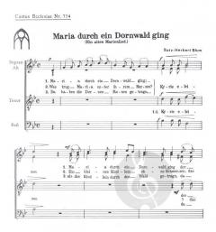 Maria durch ein Dornwald ging (Herbert Blum) 