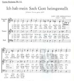 Ich hab mein Sach Gott heimgestellt 