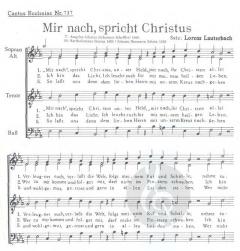 Mir nach, spricht Christus (Lorenz Lauterbach) 