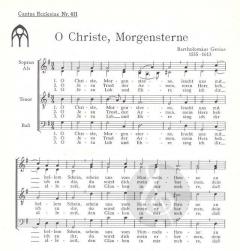 O Christe Morgensterne (Bartholomäus Gesius) 