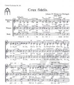 Crux fidelis von König Juan von Portugal 