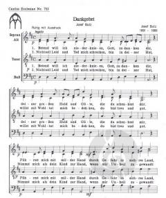 Danklied (Josef Butz) 
