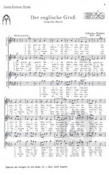 Der englische Gruss (Johannes Brahms) 