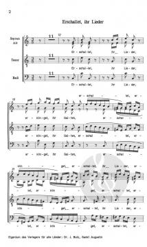 Erschallet, ihr Lieder von Johann Sebastian Bach 