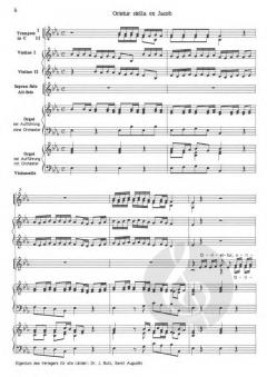 Orietur stella ex Jacob (Ein Stern wird aufgehen) von Johann Valentin Rathgeber für S- und A-Solo, SATB, Orchester und Orgel oder mit Orgel allein im Alle Noten Shop kaufen (Partitur)