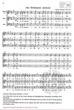 Jesu Redemptor omnium von Johann Valentin Rathgeber 