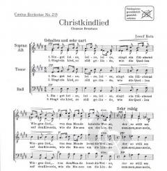 Christkindlied (Josef Butz) 
