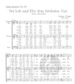 Sei Lob und Ehr dem höchsten Gut (Johann Crüger) 