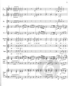 Coeli enarrant (Die Himmel erzählen die Ehre Gottes) von Franz Gleissner für Soli, SATB, Orchester und Orgel oder Orgel allein im Alle Noten Shop kaufen (Partitur)
