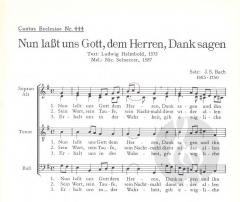 Nun lasst uns Gott, dem Herren Dank sagen (J.S. Bach) 