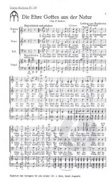 Die Ehre Gottes aus der Natur (Ludwig van Beethoven) 