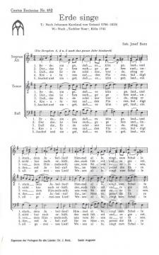 Erde singe (Josef Butz) 