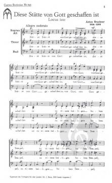 Die Stätte von Gott geschaffen ist (Anton Bruckner) 