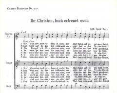 Ihr Christen, hoch erfreuet euch (Josef Butz) 