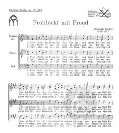 Frohlockt mit Freud (Heinrich Schütz) 