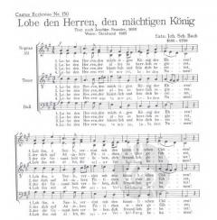 Lobe den Herren, den mächtigen König der Ehren (J.S. Bach) 