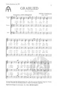 Grablied (Peter Cornelius) 
