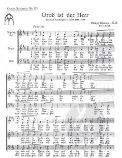 Gross ist der Herr (Carl Philipp Emanuel Bach) 