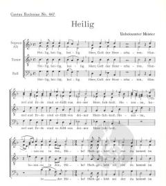 Heilig (Sanctus) 