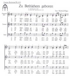 Zu Bethlehem geboren (Manfred Hilger) 