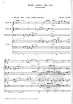 Tauet, Himmel, von oben (Adventskantate) (Josef Butz) 