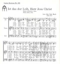 Ist das der Leib, Herr Jesu Christ (J.S. Bach) 