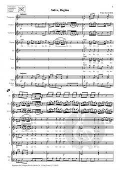 Salve Regina von Franz Xaver Brixi für S-/A-Solo, SATB, Orchester Trp I, II, Vl I, II, Vc/Kb und Orgel im Alle Noten Shop kaufen (Partitur)