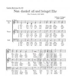 Nun danket all und bringet Ehr (Johann Crüger) 