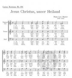 Jesus Christus, unser Heiland (Hans Leo Haßler) 