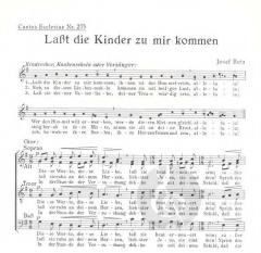 Lasst die Kinder zu mir kommen (Josef Butz) 