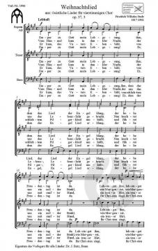 Weihnachtslied 'Empor zu Gott' (Friedrich Wilhelm Stade) 