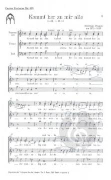 Kommt her zu mir alle, die ihr mühselig und beladen seid (Melchior Franck) 