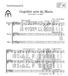 Gegrüßet seist du, Maria, Jungfrau rein (Josef Butz) 