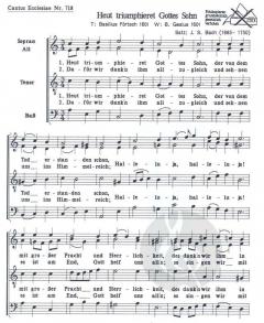 Heut triumphieret Gottes Sohn (J.S. Bach) 