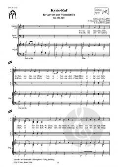Kyrie-Ruf für Advent und Weihnachten (Colin Mawby) 