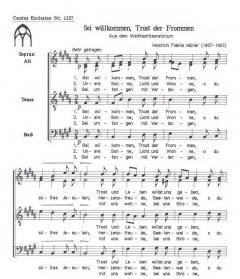 Sei willkommen, Trost der Frommen (Heinrich Fidelis Müller) 