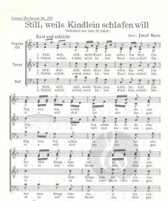 Still, still, weils Kindlein schlafen will (Josef Butz) 
