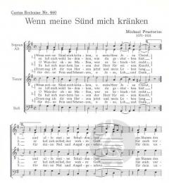 Wenn meine Sünd mich kränken (Michael Praetorius) 