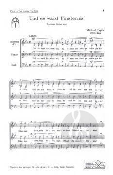 Und es ward Finsternis (Johann Michael Haydn) 