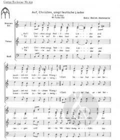 Auf Christen, singt festliche Lieder (Bernhard Hemmerle) 
