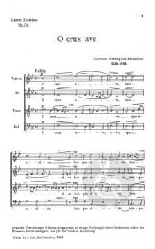 O crux ave (Giovanni Pierluigi da Palestrina) 