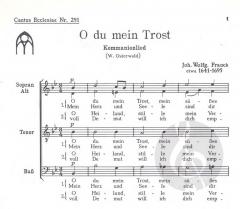 O du mein Trost von Johann Wolfgang Franck 