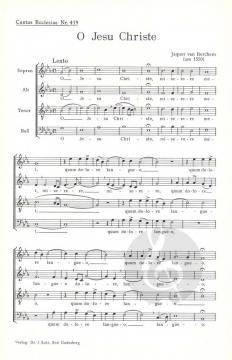 O Jesu Christe (Jachet de Berchem) 