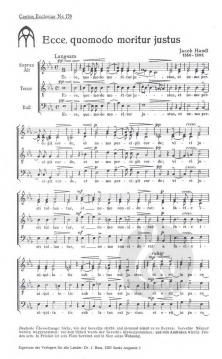 Ecce quomodo moritur justus (Jacob Handl) 