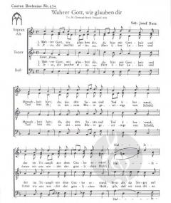 Wahrer Gott, wir glauben dir (Josef Butz) 