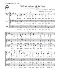 Wirf dein Anliegen auf den Herrn (Felix Mendelssohn Bartholdy) 