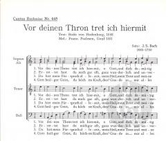 Vor deinen Thron tret' ich hiermit (J.S. Bach) 